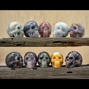 Natural Crystal & Stone SKULLS
